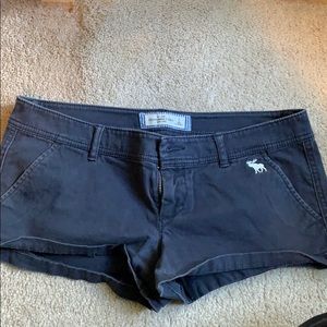 Abercrombie navy blue shorts